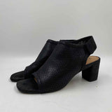 Johnston & Murphy Women's Shoe Size 7.5 Black Laser Cut Dress Shoes