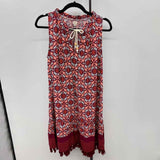 Loft Women's Size 10 maroon Floral Dress