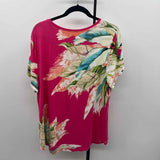JM Collection Size XL Pink Short Sleeve Shirt