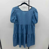 Jack & AVery Women's Size 6 Blue Solid Dress