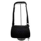 VERA BRADLEY  Black Quilted Crossbody Purse