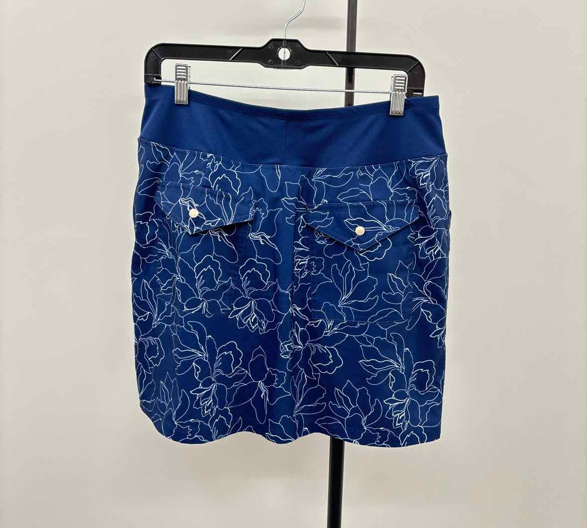 Cypress Club Women's Size 10 Navy Floral Skirt