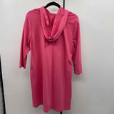 Denim & Co Women's Size M Pink Solid Coverup