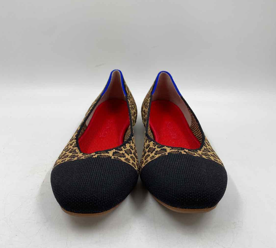 Rothy's Women's Shoe Size 7.5 Tan Animal Print Flats