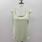 Carlisle Women's Size L Green Solid Sleeveless Shirt