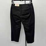Ann Taylor Women's Size 4P Black Solid Capris