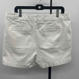 D Jeans Women's Size 16 White Solid Shorts