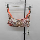 Soluna Women's Size S Brown Floral Swimsuit - Separate