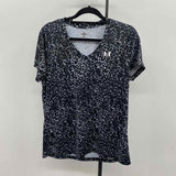 Under Armour Junior's Size XL Black Abstract Short Sleeve Shirt