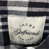 Jach's Girlfriend Women's Size M Black Plaid Long Sleeve Shirt