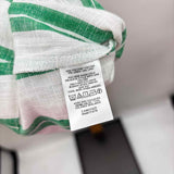Ann Taylor Women's Size L Green Stripe Sleeveless Shirt