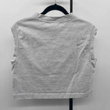 Banana Republic Women's Size M White Stripe Sleeveless Shirt
