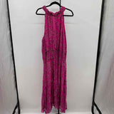 White House Black Market Women's Size 18 Fuschia Floral Dress