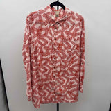 Duluth Trading Co. Women's Size XL Rust Leaf Long Sleeve Shirt