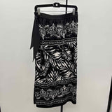 Rachel Zoe Women's Size 10 Black Tapestry Skirt