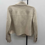 Banana Republic Women's Size S Beige Solid Jacket