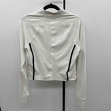 Athleta Women's Size M White Solid Jacket
