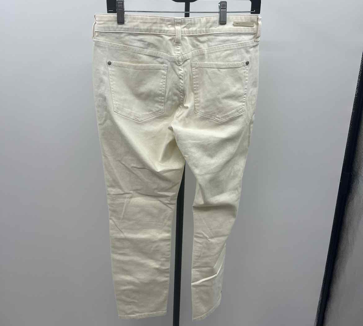 Pilcro Junior's Size 6 Ivory Solid Pants