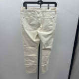 Pilcro Junior's Size 6 Ivory Solid Pants
