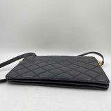 Tory Burch Women's Black Luxe Quilted Purse