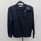 Loft Women's Size M Black Bows Sweatshirt