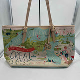 Spartina Women's Aqua Michigan Purse