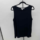 Chico's Women's Size XL Black Solid Sleeveless Shirt