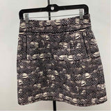 J Crew Women's Size 4 Taupe Abstract Skirt