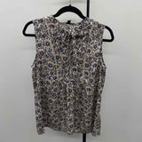 Banana Republic Women's Size M Blush Floral Sleeveless Shirt