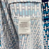 Tail Women's Size S Blue Woven Short Sleeve Shirt