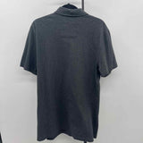 Nautica Men's Size L Charcoal Heathered Short Sleeve Shirt