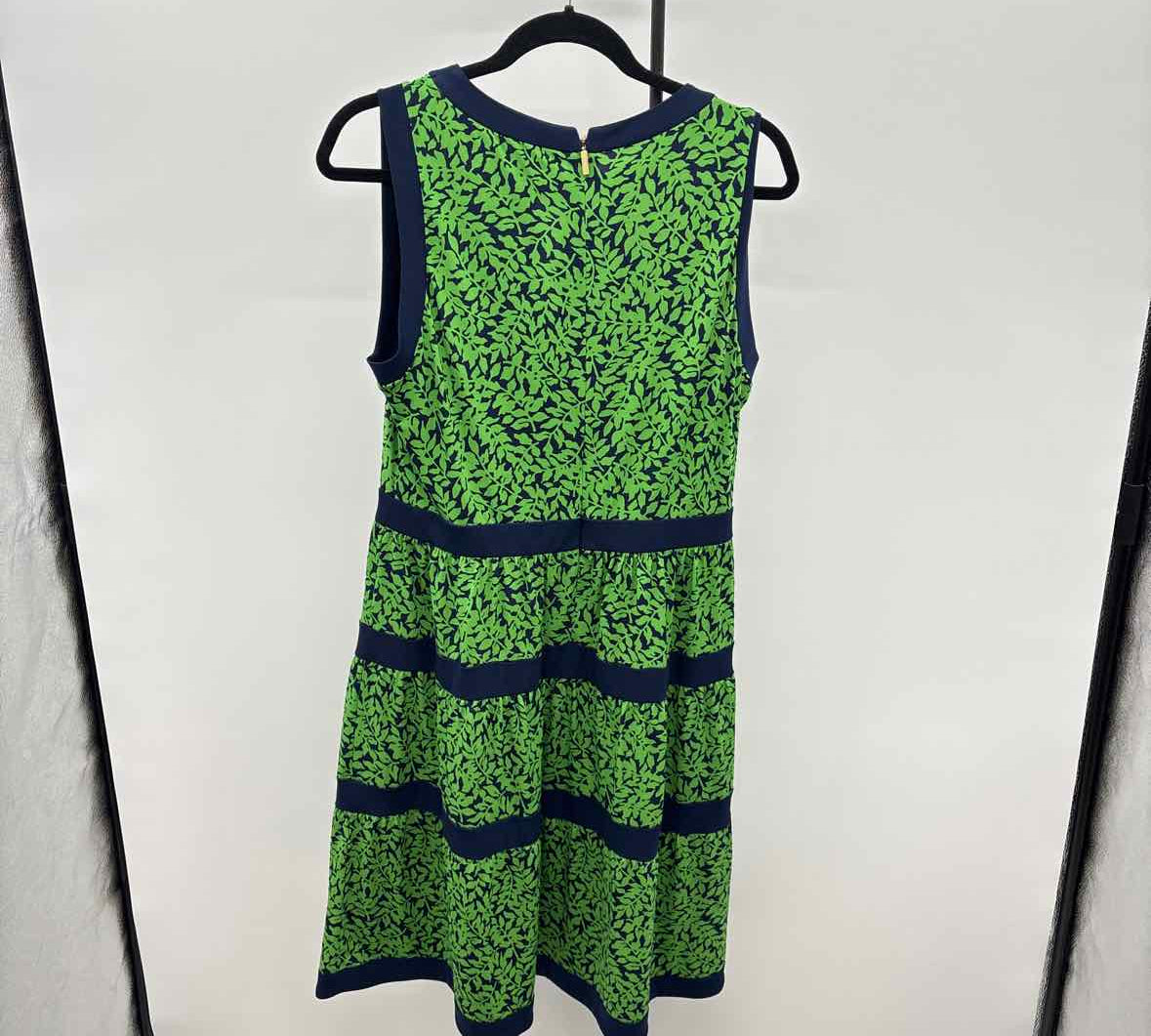 Michael Kors Women's Size L Green Leaf Dress