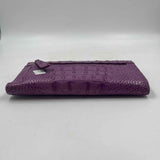 Brahmin Women's Purple Luxe embossed Wallet