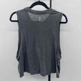 FP Movement Junior's Size M Charcoal Solid Sleeveless Shirt