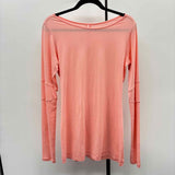 Lululemon Women's Size M Peach Solid Long Sleeve Shirt