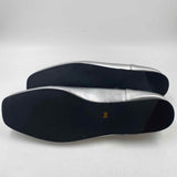 Bandolino Women's Shoe Size 9.5 Silver Solid Flats