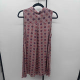 Hem & Thread Women's Size 10 Red Squares Dress