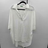 J Crew Women's Size M White Ribbed Coverup