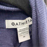 Athleta Women's Size 1X Slate Blue Solid Cardigan