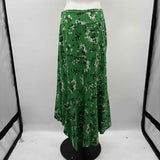 Veronica Beard Women's Size 4 Green Floral Skirt