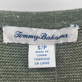 Tommy Bahama Women's Size S Green Shimmer Sweater