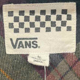 Vans Women's Size S Green Plaid Long Sleeve Shirt