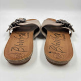 Blowfish Women's Shoe Size 8 Taupe Textured Sandals