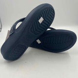 Crocs Women's Shoe Size 9 Navy Textured Sandals
