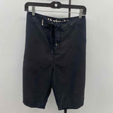 Hurley Men's Size 36 Black Solid Swim Trunks