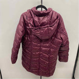 Big Chill Women's Size LP Purple Solid Coat