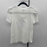 Inc Women's Size S White Star Short Sleeve Shirt