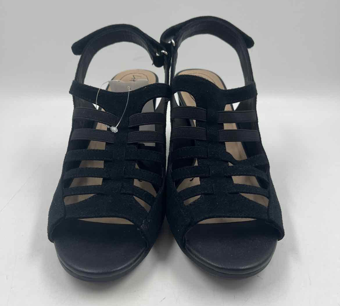 Life Stride Women's Shoe Size 8 Black Solid Sandals