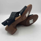 Clarks Women's Shoe Size 6.5 Black Textured Sandals