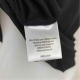Eileen Fisher Women's Size SP Black Solid Short Sleeve Shirt